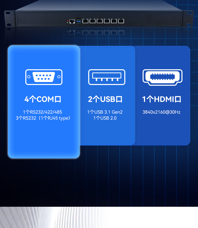 東田1U多網口工控機,網絡安全主機工業(yè)電腦,DT-12160-J6412.jpg 東田1U多網口工控機,網絡安全主機工業(yè)電腦,DT-12160-J6412.jpg