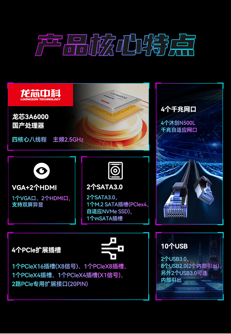 國產(chǎn)化機(jī)架式工控機(jī),龍芯cpu工控主機(jī)電腦,DT-610L-N3A6KMB.jpg 國產(chǎn)化機(jī)架式工控機(jī),龍芯cpu工控主機(jī)電腦,DT-610L-N3A6KMB.jpg