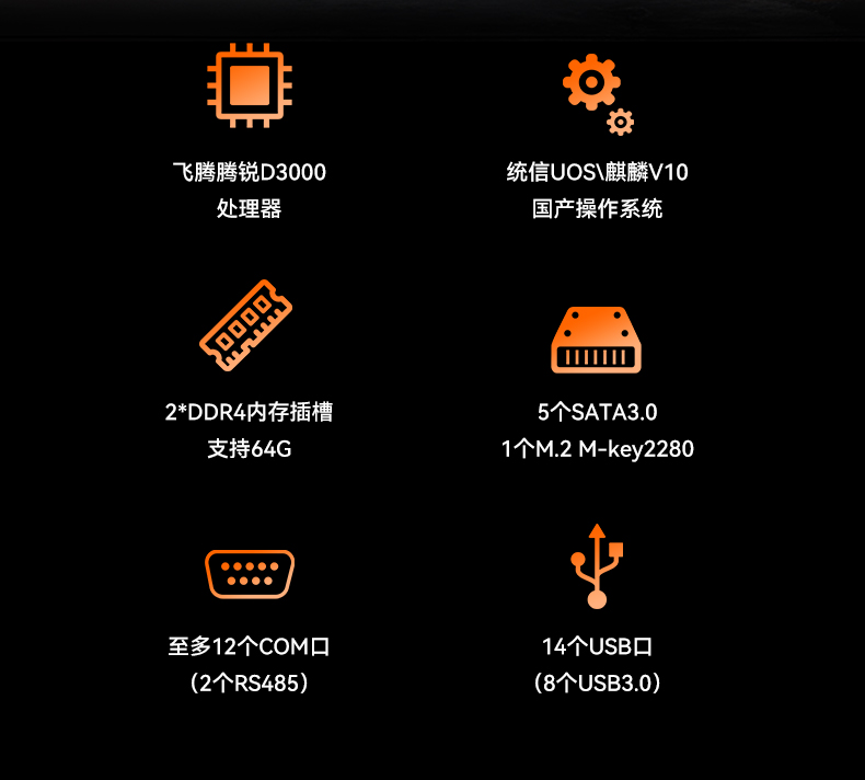 國(guó)產(chǎn)化4U工控機(jī),飛騰騰銳D3000主機(jī),兼容麒麟V10,DT-610L-TD3KMB.jpg 國(guó)產(chǎn)化4U工控機(jī),飛騰騰銳D3000主機(jī),兼容麒麟V10,DT-610L-TD3KMB.jpg