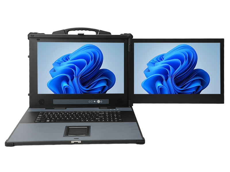 下翻便攜式加固計算機,大容量工業(yè)便攜主機,移動項目指揮,DTG-1427ZD-WR680MA